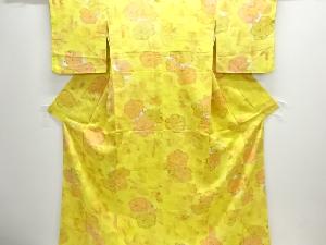 花模様小紋着物